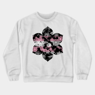 Butterfly Garden, Pride Flag Series - Demigirl Crewneck Sweatshirt